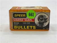 SPEER GRAND SLAM 6MM .243 100 GR. BULLETS FOR