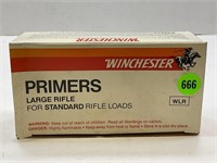 LOT OF 1000 WINCHESTER PRIMERS LARGE RIFLE FOR