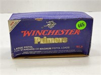 LOT OF 500 WINCHESTER PRIMERS LARGE PISTOL FOR