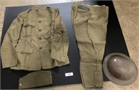 Original WWI Wool Military Uniform, Doughboy