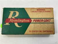 VINTAGE REMINGTON POWER-LOKT 22-250 BOX WITH