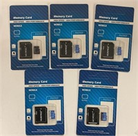 (5 PACKS) HUNYEIZ 512GB Micro SD Card Class10