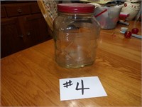 Anchor Hocking square vintage 1 gallon jar