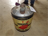Imperial motor oil can