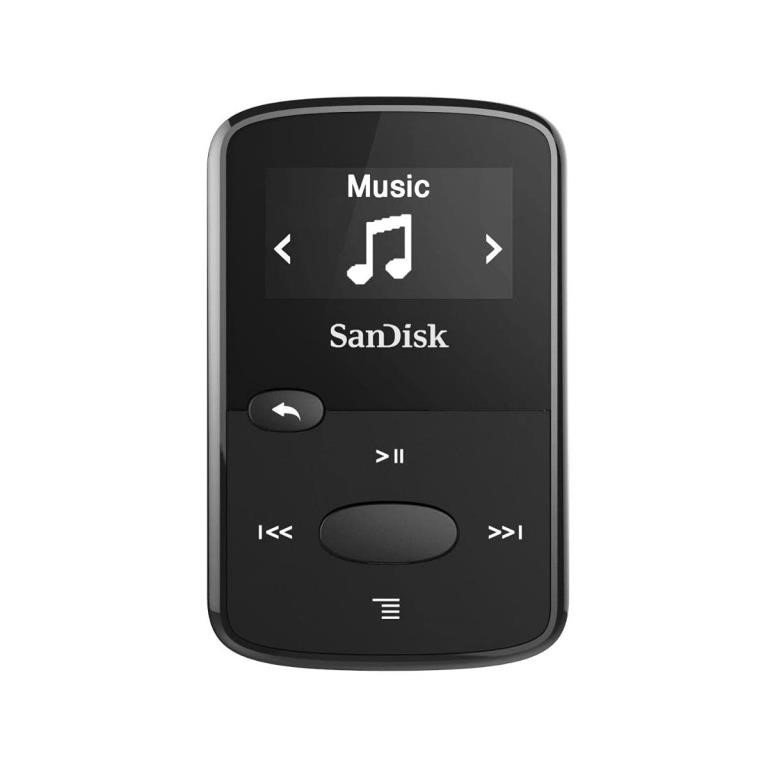 No box, Sandisk 8GB Clip Jam MP3 Player (Black) (