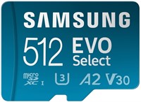 Sealed, SAMSUNG EVO Select Micro SD-Memory-Card +