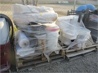 2 pallets of roofing and miscellaneous