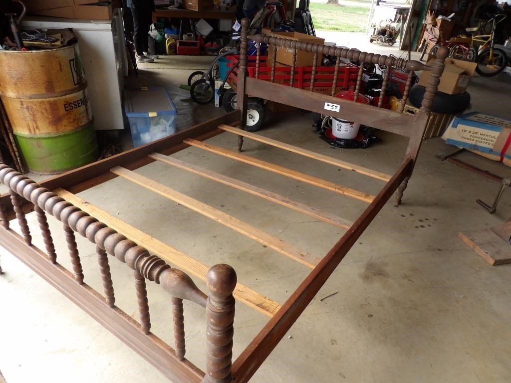 vintage full size bed frame