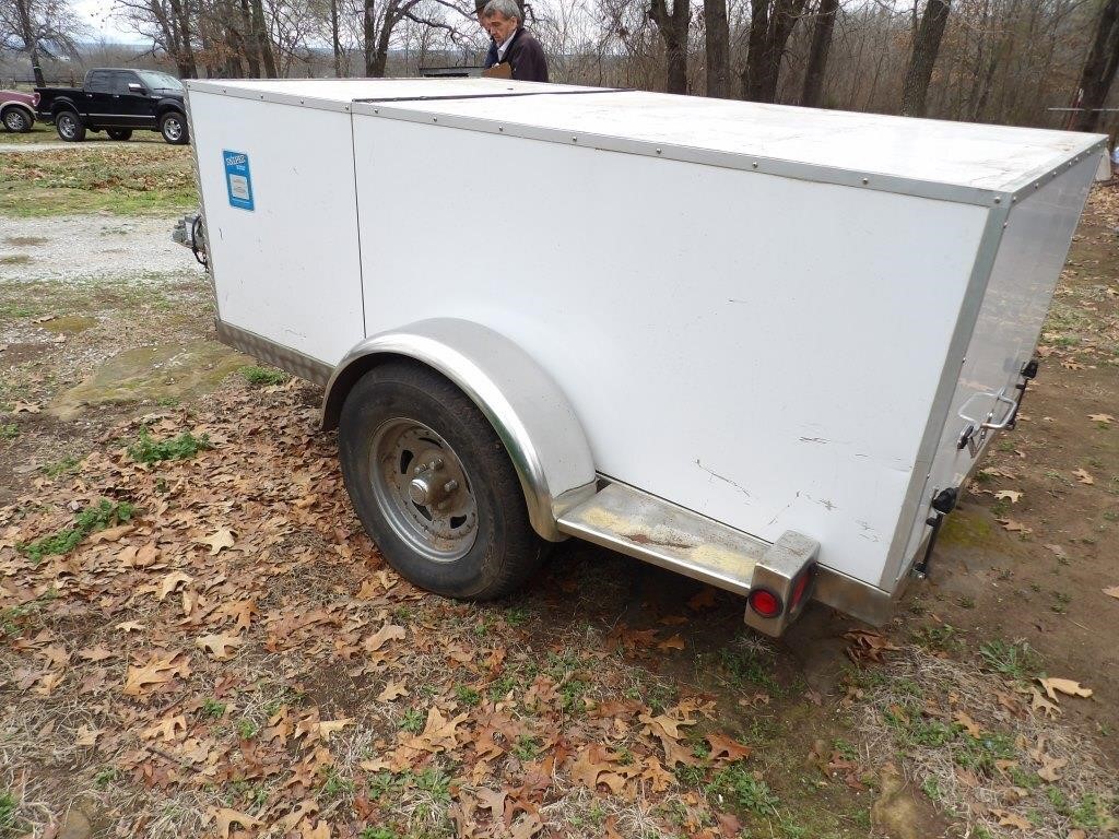 54" x 92" aluminum job trailer