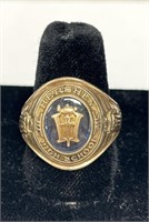 10LT Gold 1987 Hershey HS Class Ring.