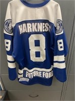 #8 Boston Harkness -Blue Game Worn