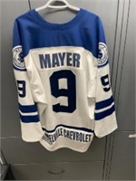 #9 Evan Mayer – White Game Worn