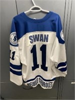 #11 Cohen Swan – White Game Worn