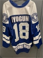 #18 Jadon Iyogun – Blue Game Worn