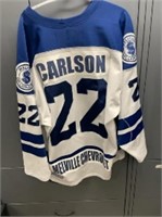 #22 Gaborik Carlson – White Game Worn