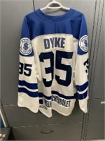 #35 William Dyke – White Game Worn