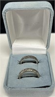 2 Sterling Silver Bands.