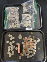 $37.50 Silver Quarters, Dimes, and U.S Currency.