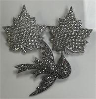 1 Sterling Silver Pin, 2 Costume Pin.