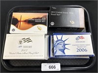 4 U.S Mint Proof Sets.