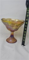 Indiana Marigold Carnival Glass Harvest Grape