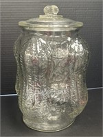 Vintage Planters Peanuts Advertising Glass Jar.