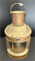 Vintage Tung-Woo Copper Nautical Oil Lantern.