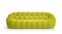 BUBBLE LARGE 3-SEAT SOFA - TECHNO 3D Topaze Green