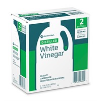 2 bottles DISTILLED WHITE VINEGAR (1gallon each)
