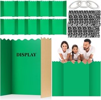 10 Pack Trifold Boards  Green (36 x 47 Inch)