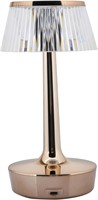 SOL Crystal Mushroom Table Lamp - Rose Gold