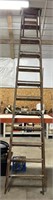 12-Ft Wooden Folding Ladder.