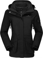 CAMEL CROWN 3-in-1 Ski Jacket  Med  Black