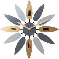 PeleusTech Art Clock Leaf - Silent  20In/52cm