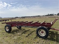 20’ Round bale wagon