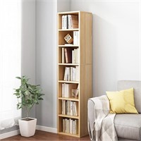 IOTXY Corner Bookcase - 59in Tall  7-Cubes