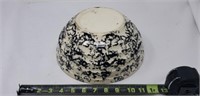 Black Sponge-ware Bowl