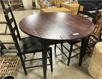 Very Good Country Table W/ (2) Chairs.
