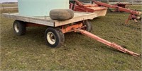 Flat rack wagon- tank & tire on top not included