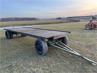26' flat rack wagon