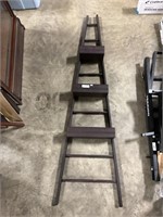 Rustic Ladder Shelf.