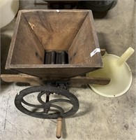 Vintage Wine Press, Large Funnel.