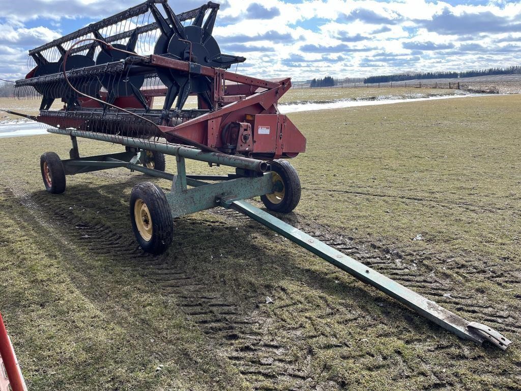 Green header wagon