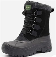 NORTHIKEE MENS 8 WINTER BOOTS(BLACK)