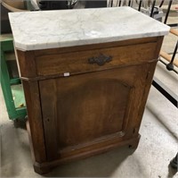 Antique Marble Top Wash Stand.