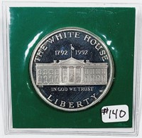 1992  White House Comm. Silver Dollar   Proof