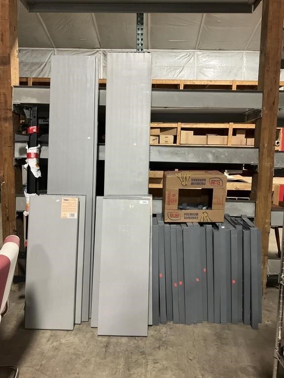 Large Plastic Industrial Shelving Units.