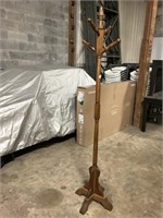 Wooden Coat Rack.