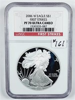 2006-W  $1 Silver Eagle   NGC PF-70 UC