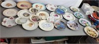 Collector Plates Including Carnival Glass, 22k,